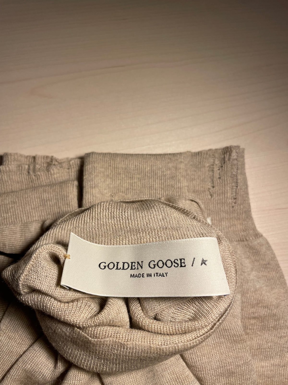 Maglione dolcevita Golden Goose beige