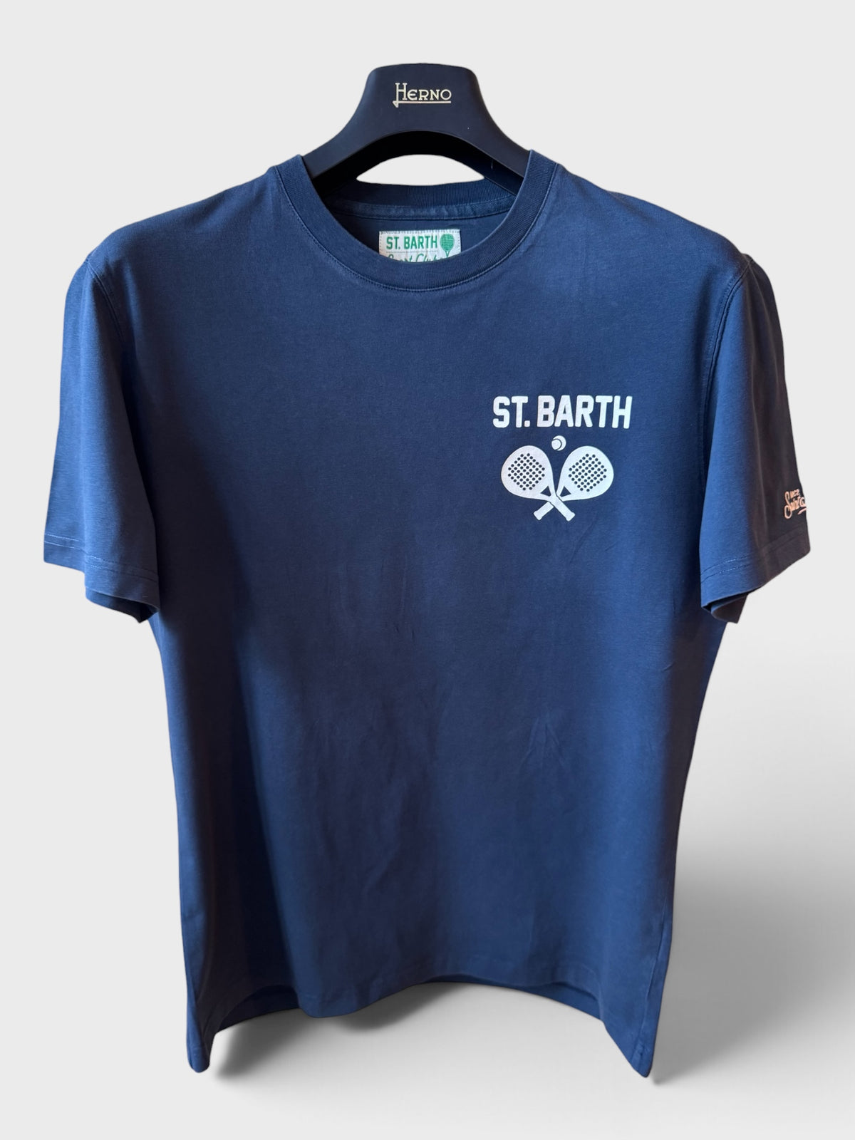 Maglia Saint Barth "Padel Is My Second Life” blu