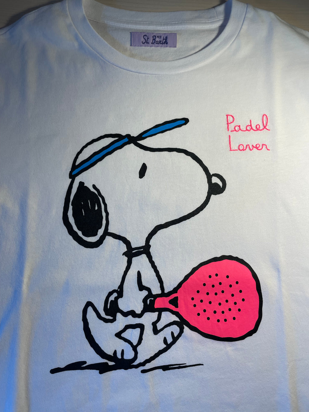 Maglia Saint Barth "Padel Lover" bianca tg S