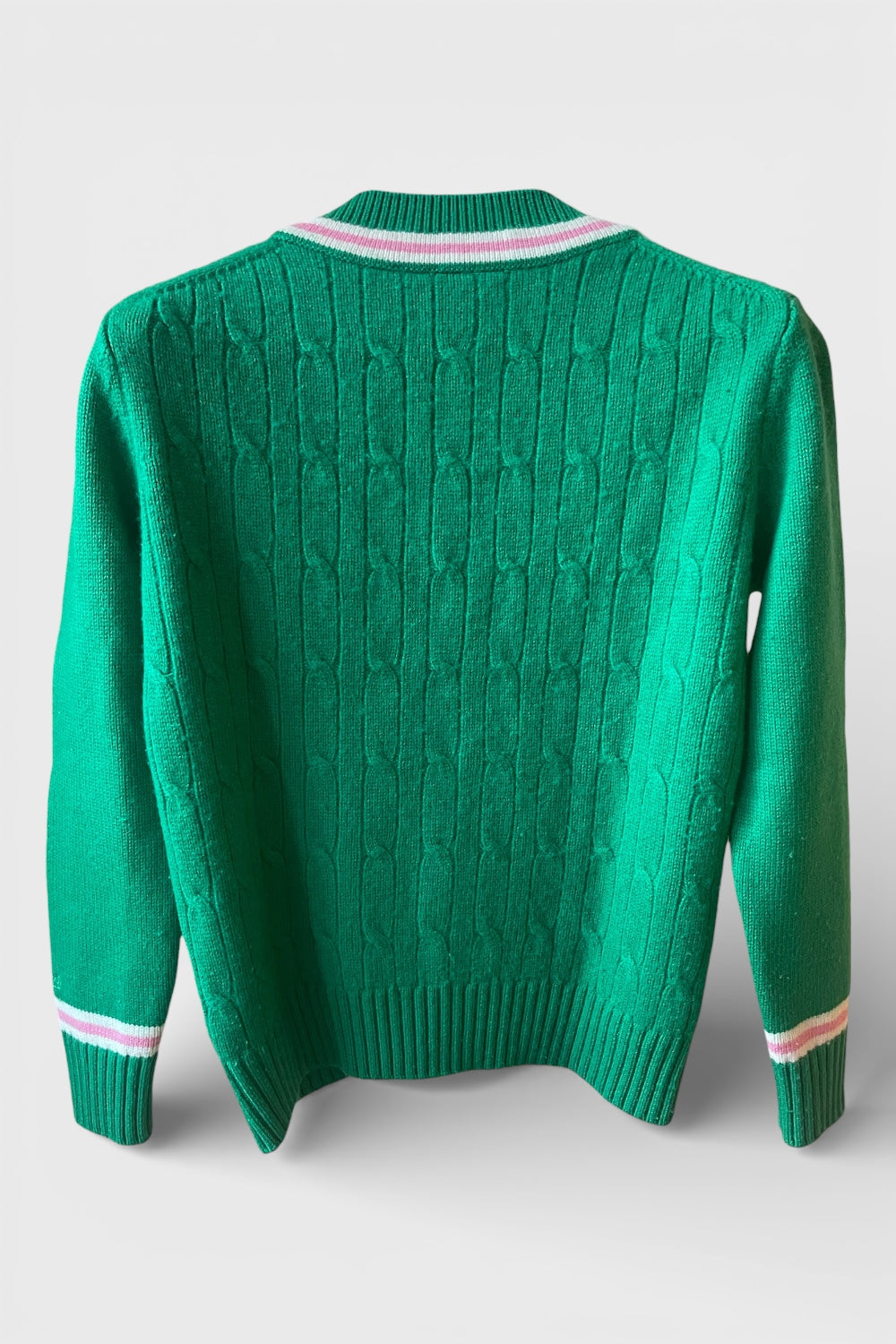 Maglione Saint Barth "SB" verde