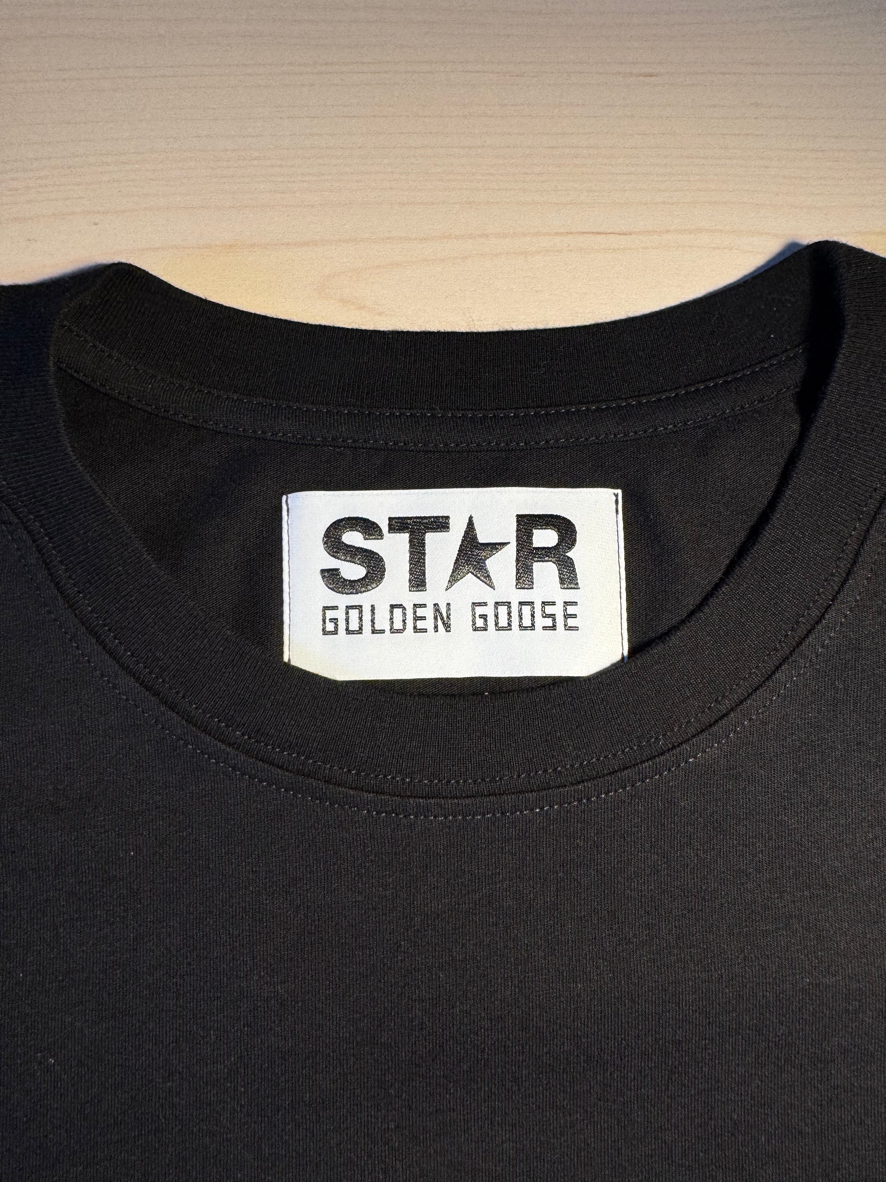 Maglia Golden Goose Star nera stella nera tg M uomo