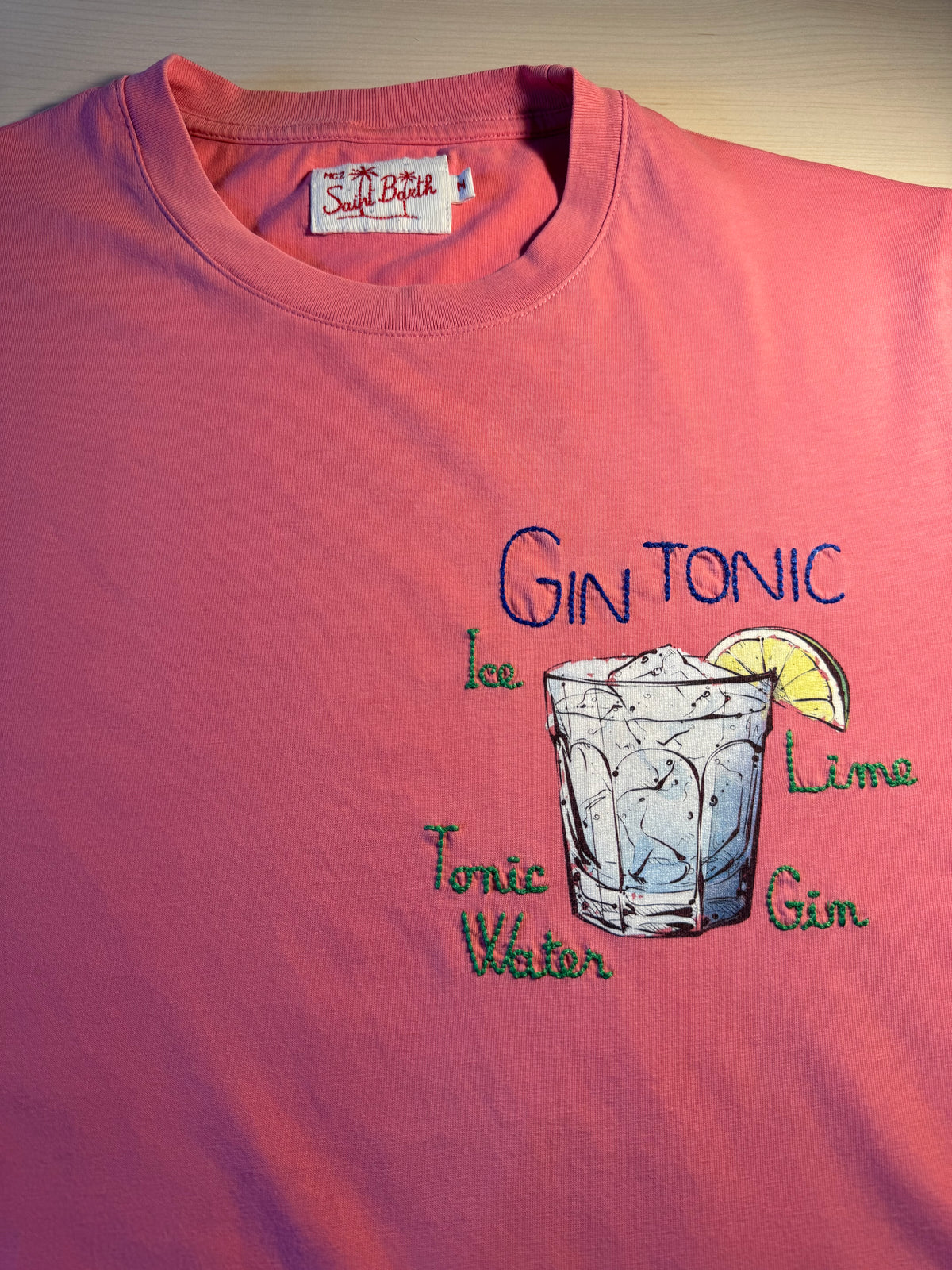 Maglia Saint Barth "Gin Tonic” rosa