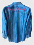 Camicia Saint Barth righe “Born In St. Barth”