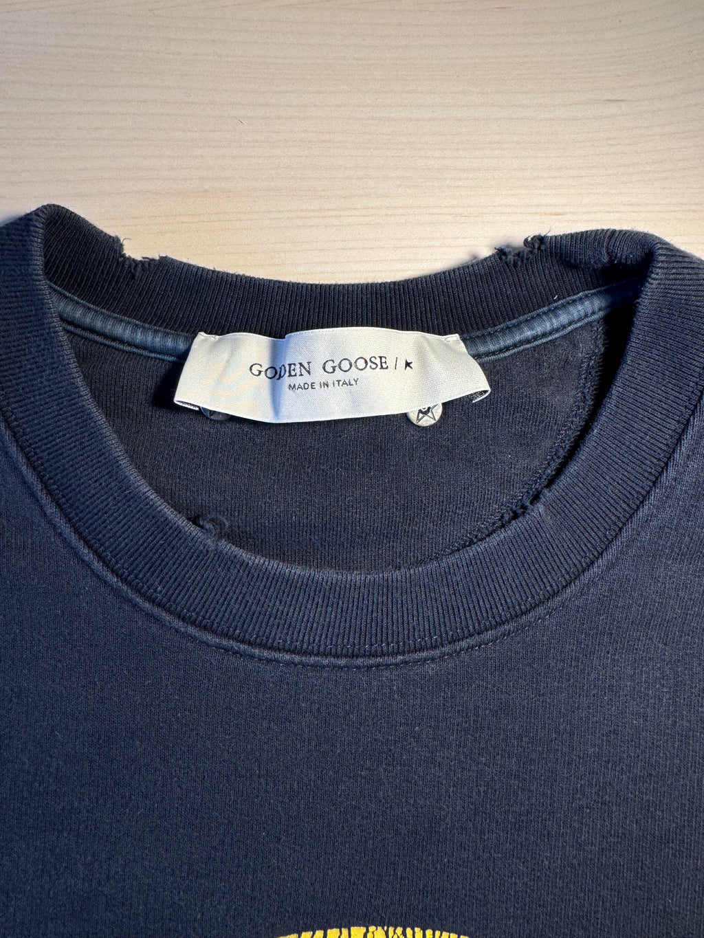 Felpa Golden Goose "Perfect Imperfection" blu