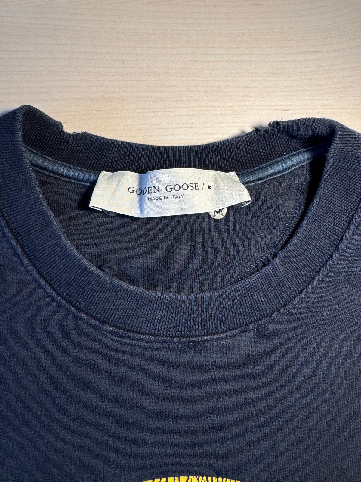 Felpa Golden Goose "Perfect Imperfection" blu