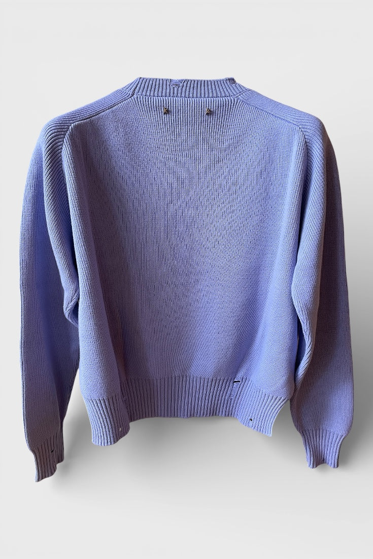 Maglione Golden Goose lilla "Do what you love"
