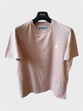 Maglia Golden Goose Star rosa stella bianca