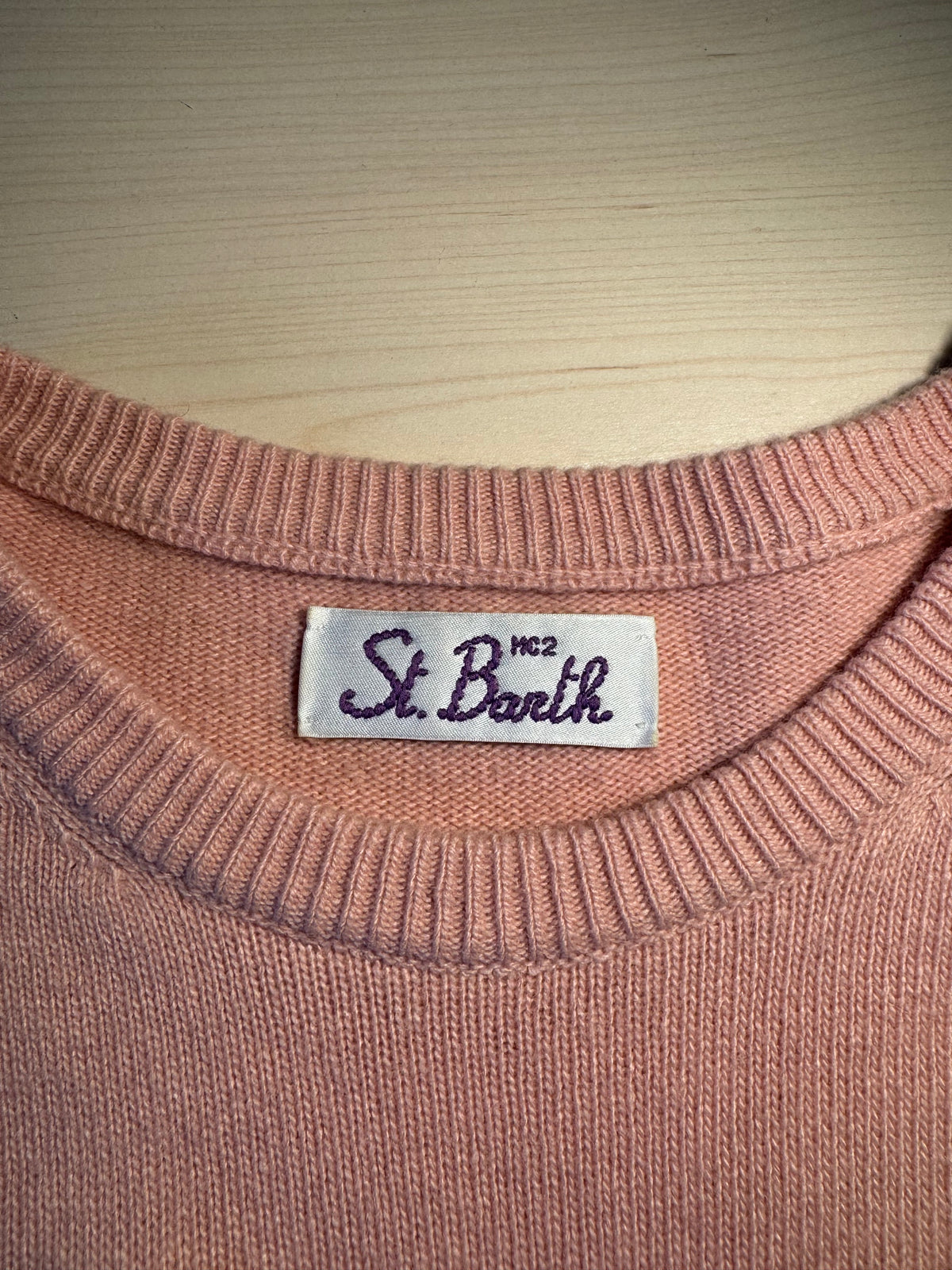 Maglione Saint Barth "Where Is My Rosé" rosa