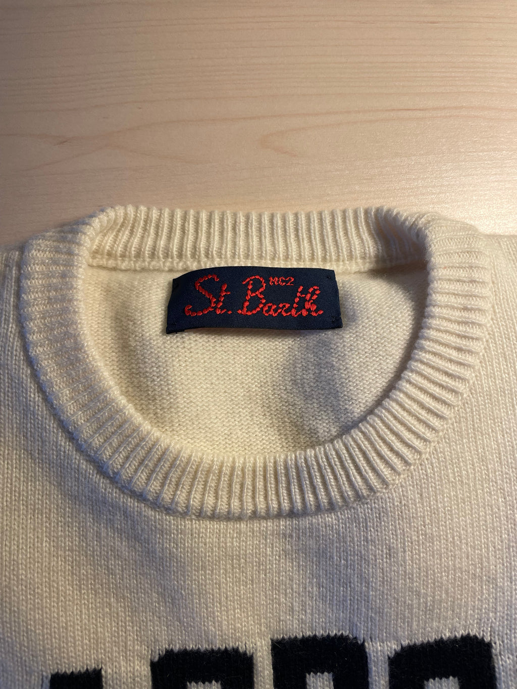 Maglione Saint Barth "Ciaspole e nuvole"