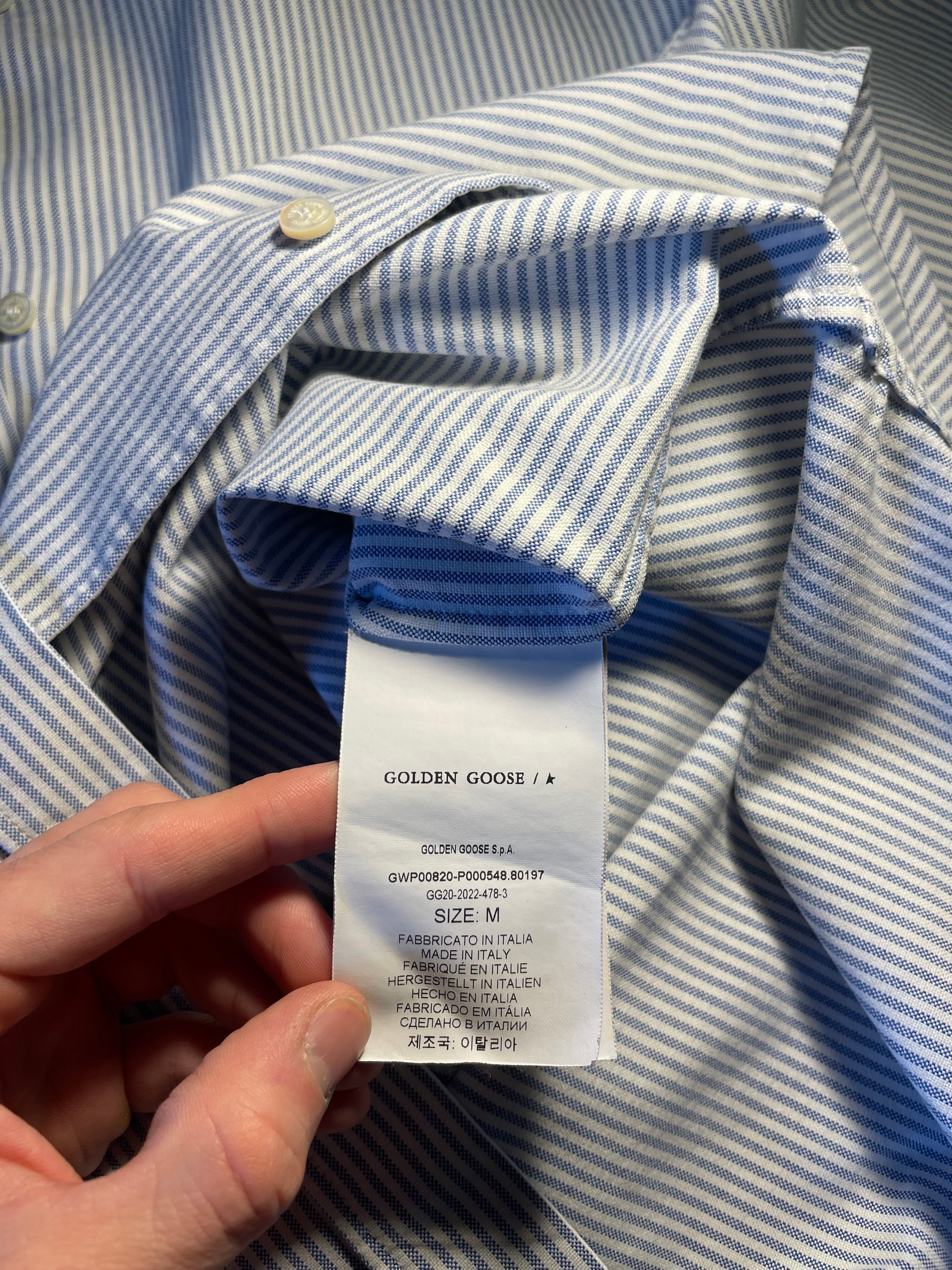 Camicia Golden Goose righe a bastoncino