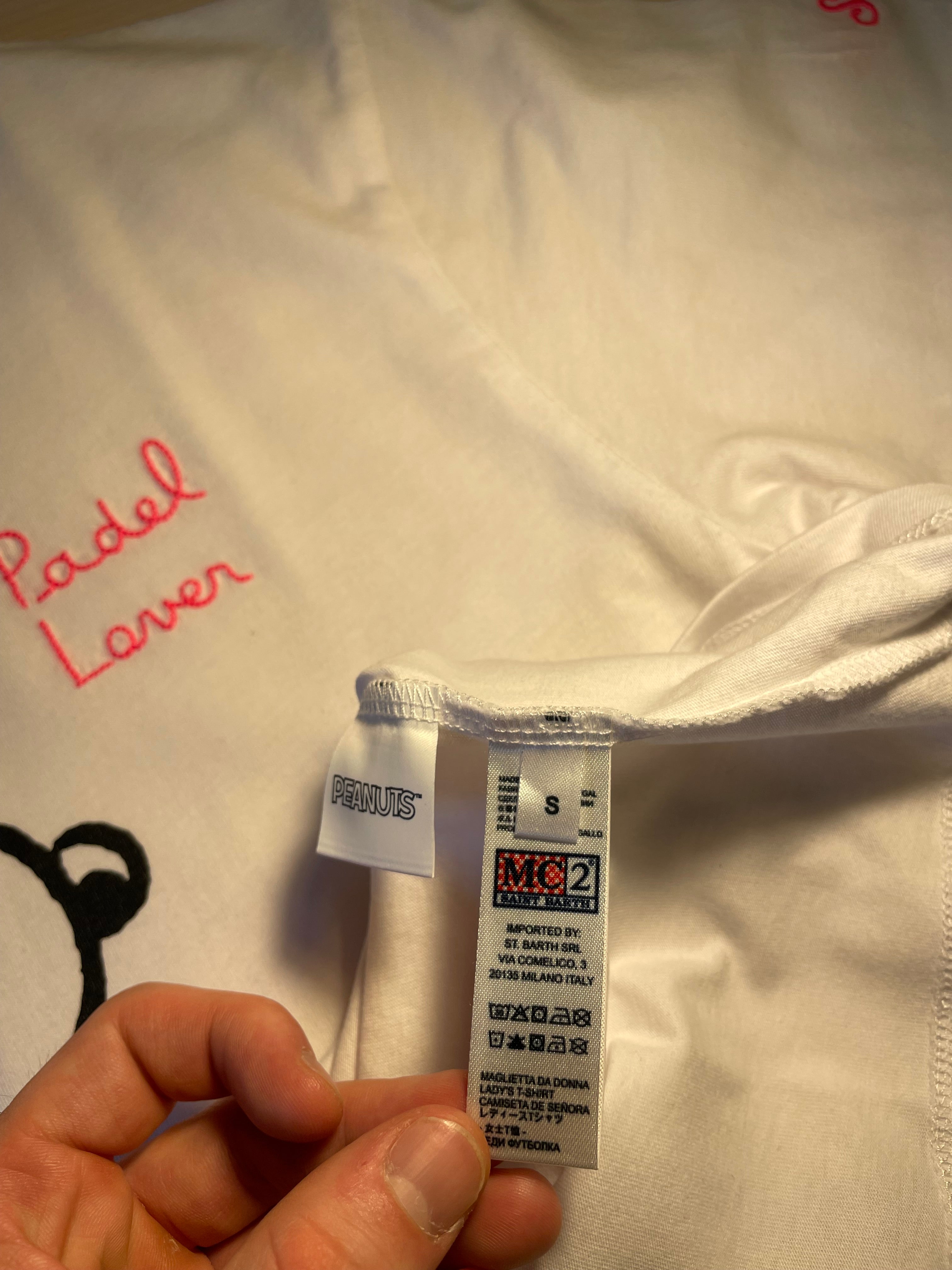 Maglia Saint Barth "Padel Lover" bianca tg S