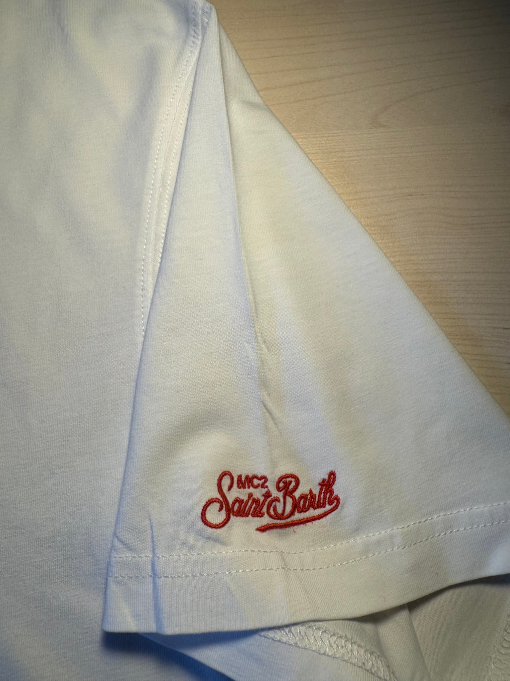 Maglia Saint Barth "Vado Al Massimo" bianca