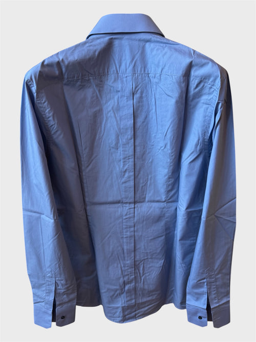 Camicia Dolce e Gabbana Gold azzurra scura