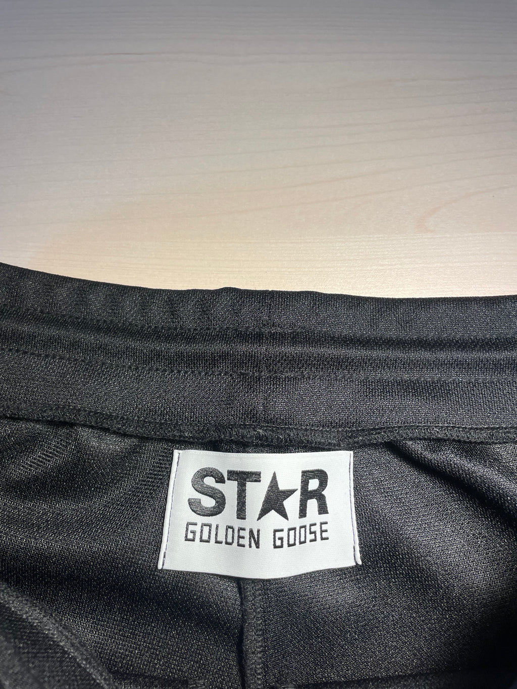 Pantaloni Golden Goose Star jogging neri stelline laterali