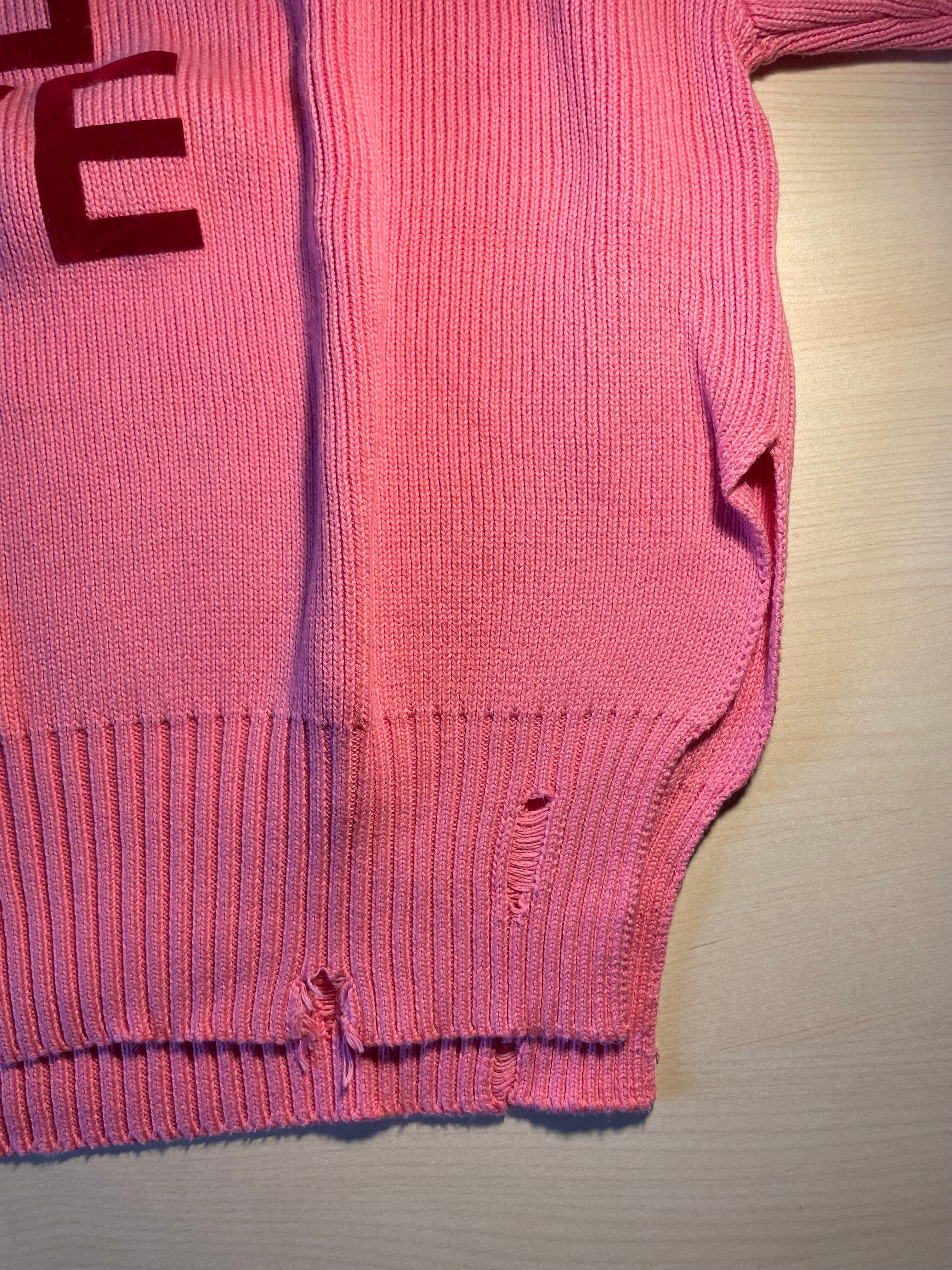 Maglione Golden Goose rosa "Do what you love"