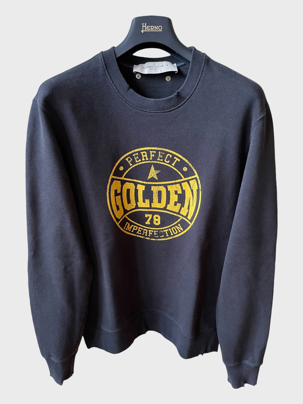 Felpa Golden Goose "Perfect Imperfection" blu