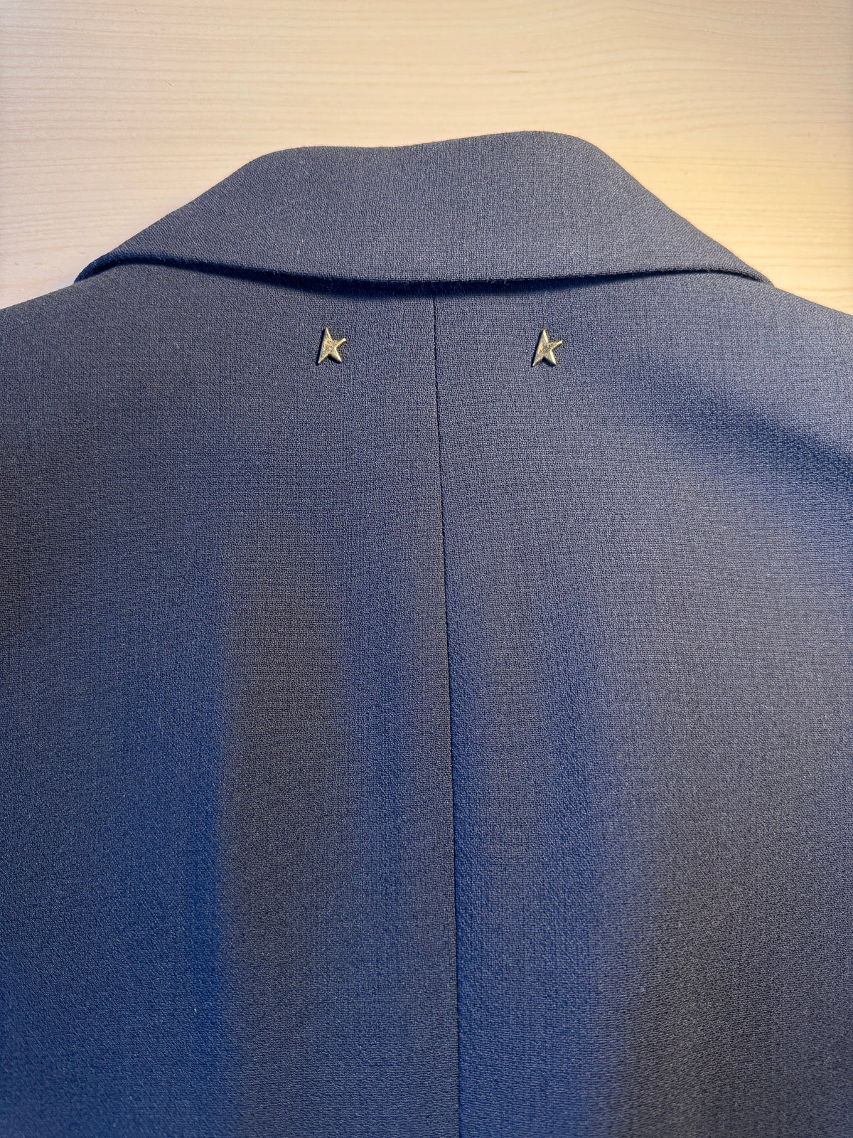 Blazer Golden Goose blu misto lana
