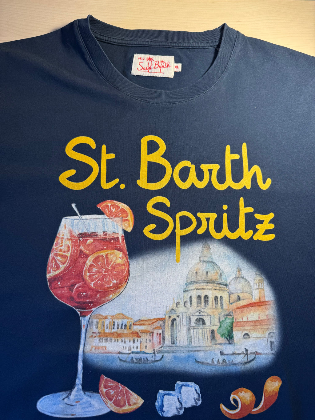 Maglia Saint Barth "St. Barth Spritz" blu