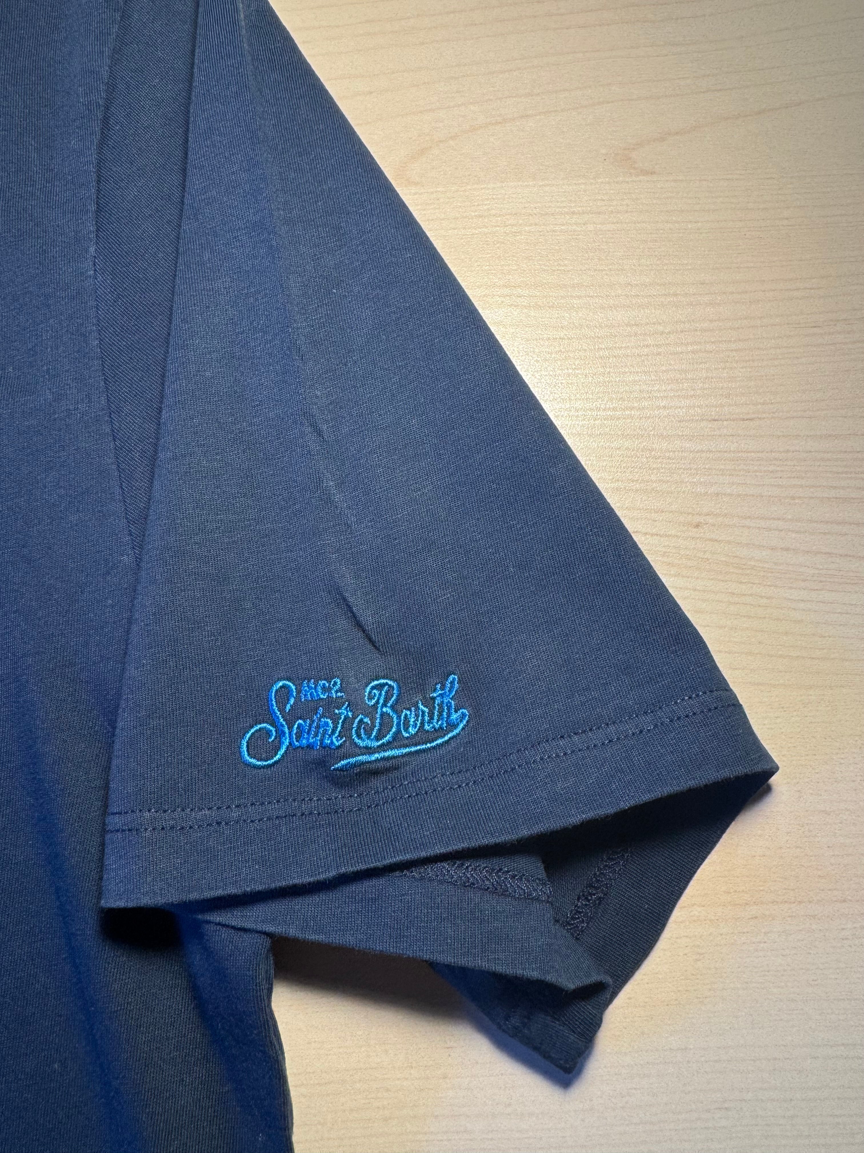 Maglia Saint Barth "St. Barth Spritz" blu