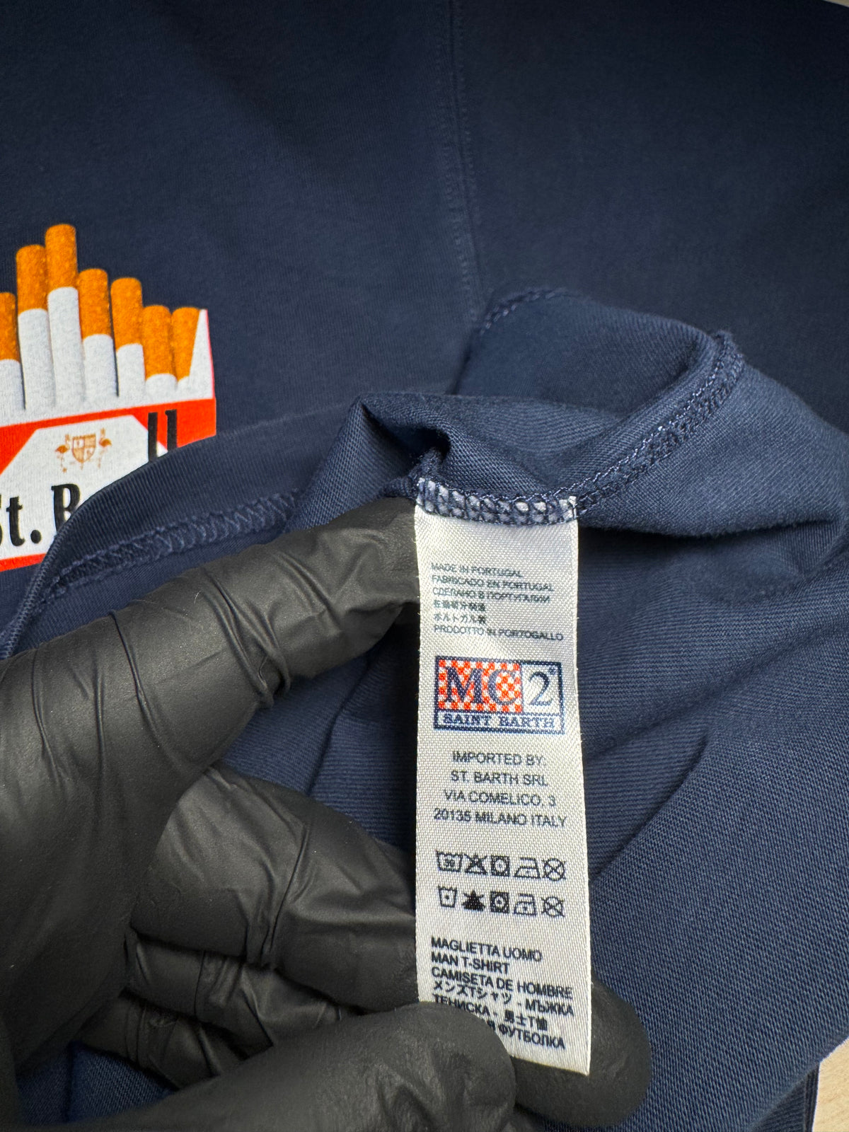 Maglia Saint Barth "I’ve Always Got One For You” blu
