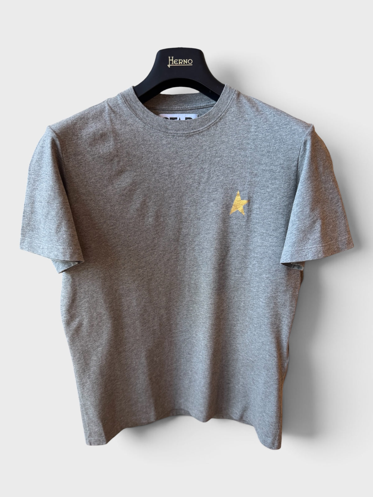 Maglia Golden Goose Star grigia stella oro