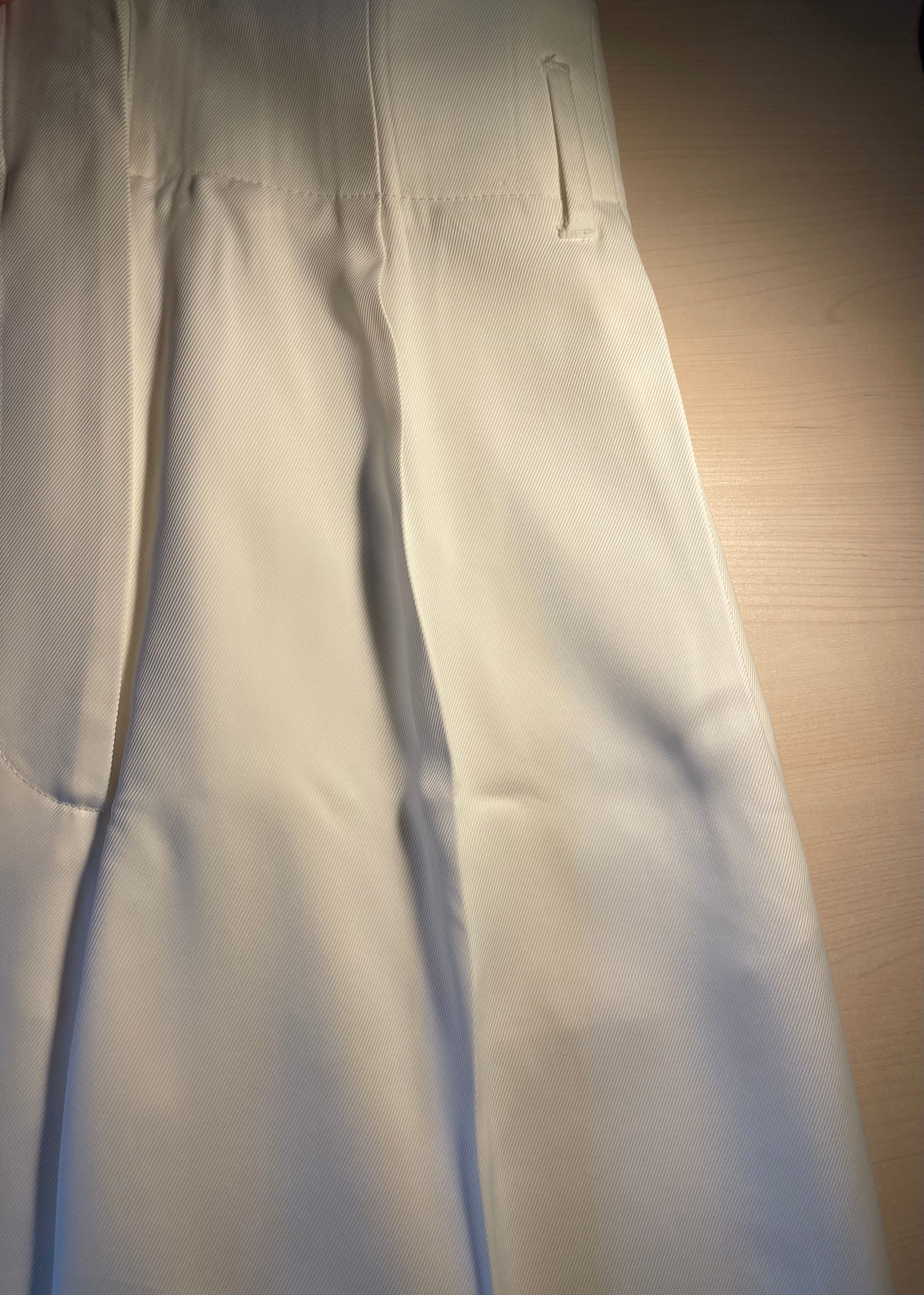 Pantaloni Golden Goose bianchi viscosa