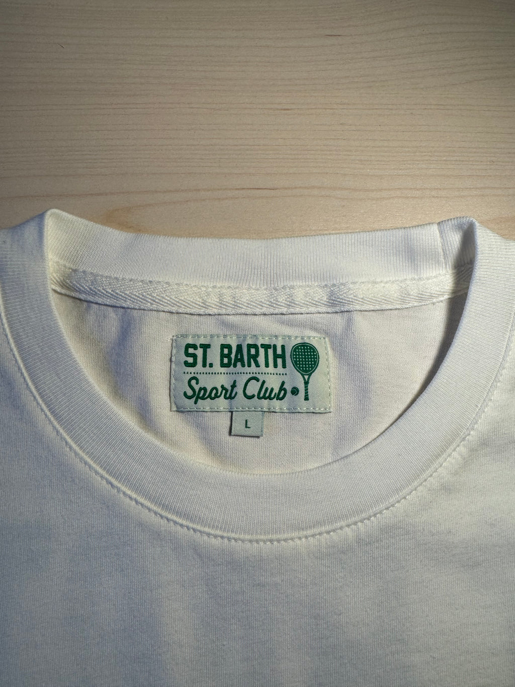 Maglia Saint Barth "St. Barth Padel Club" bianca