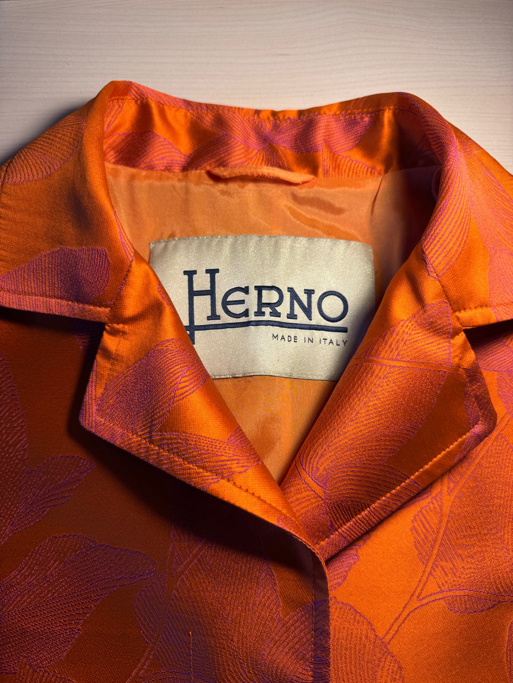 Trench Herno arancione