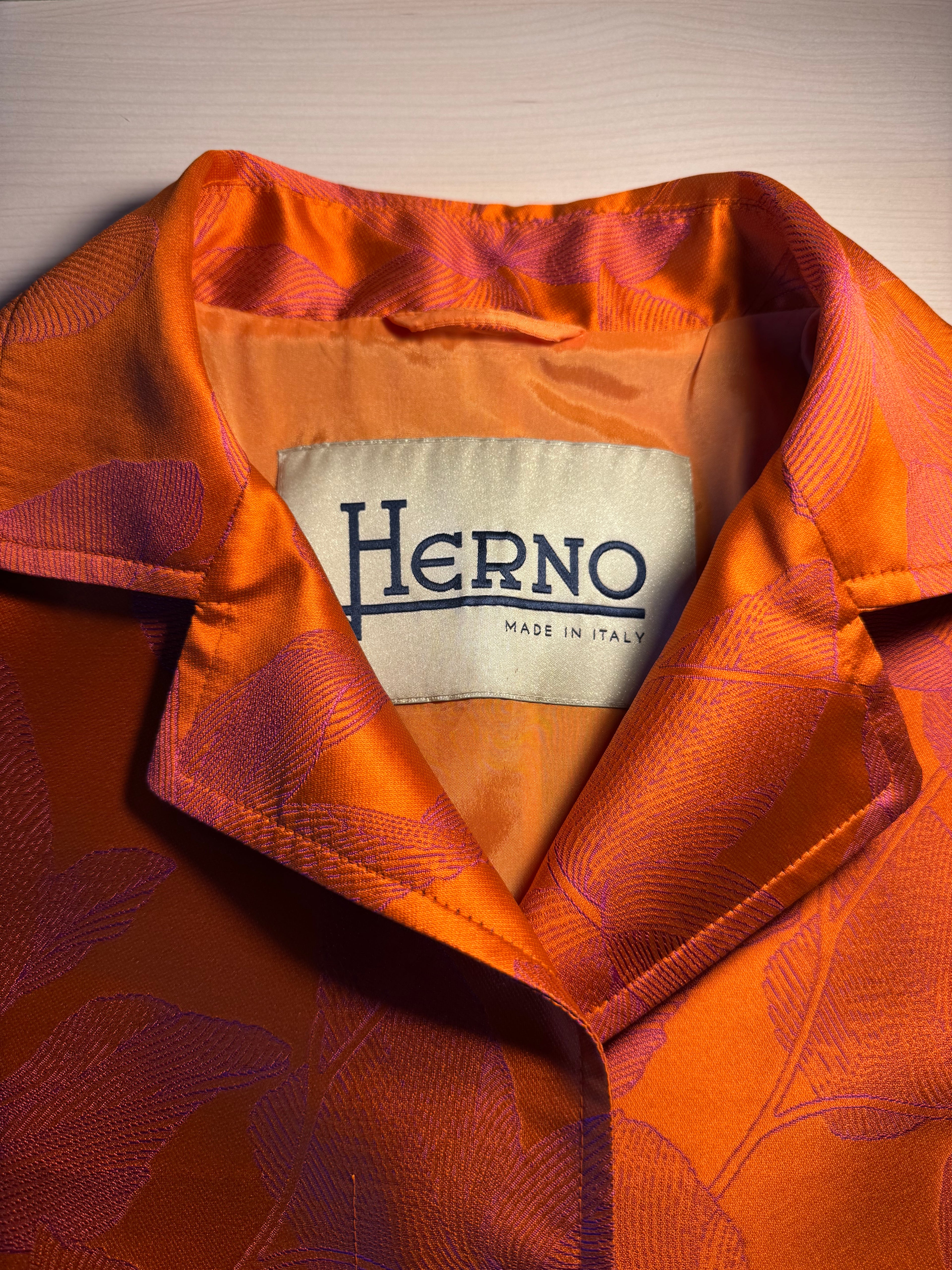 Trench Herno arancione