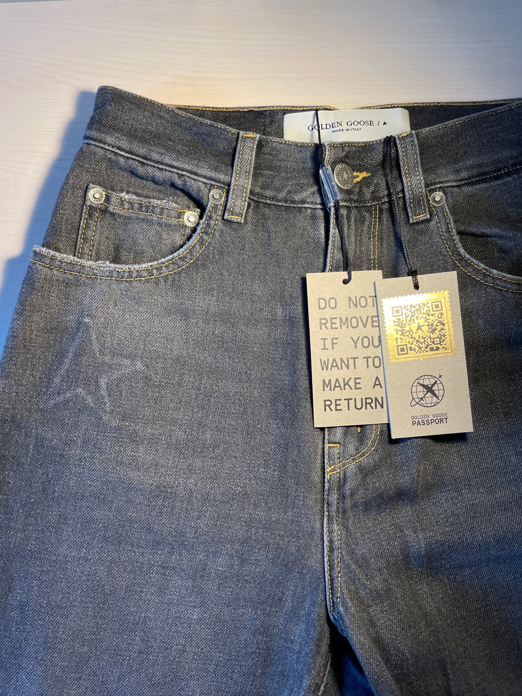 Jeans Golden Goose Frida Stonewashed neri