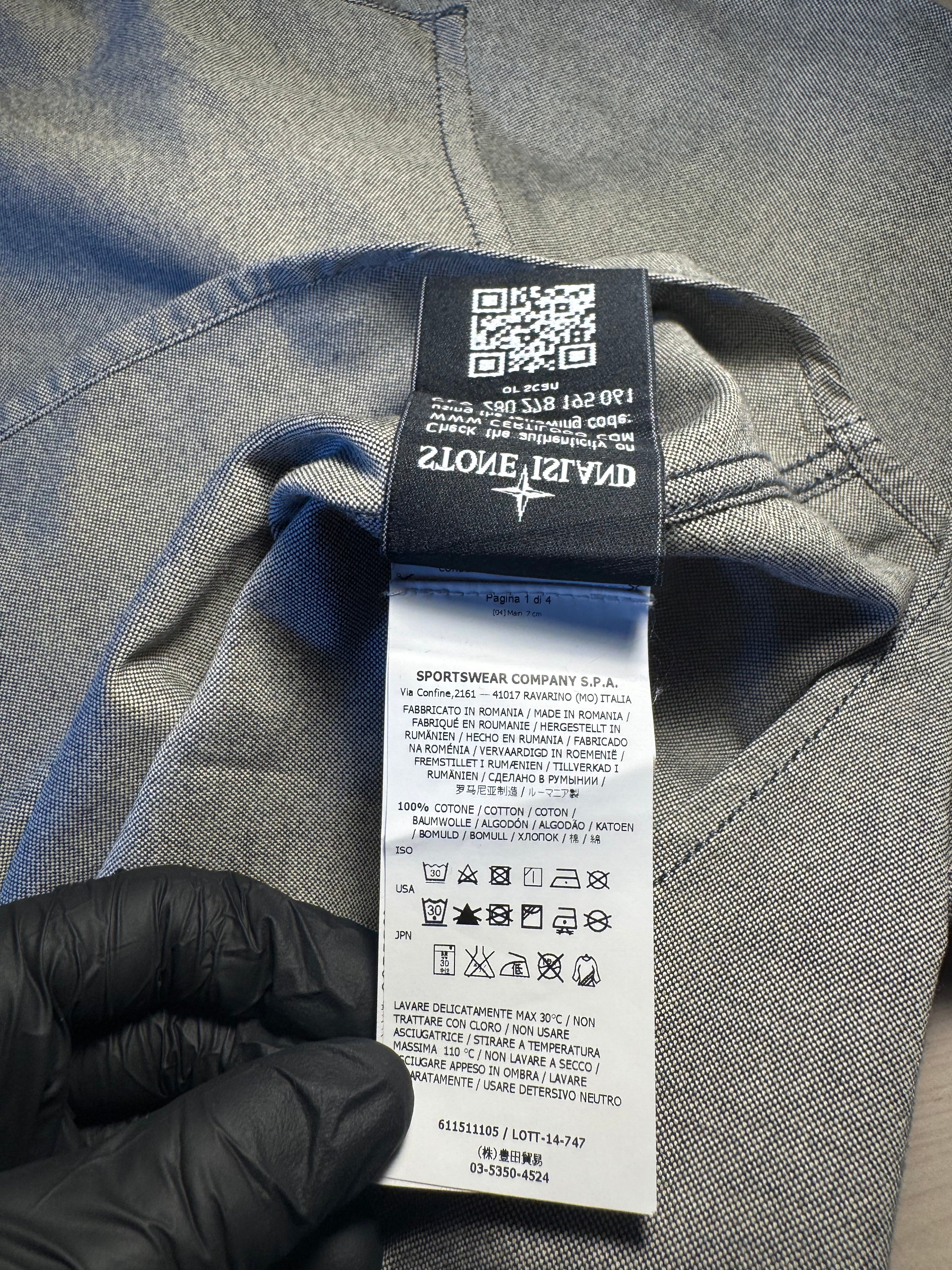Camicia Stone Island grigia