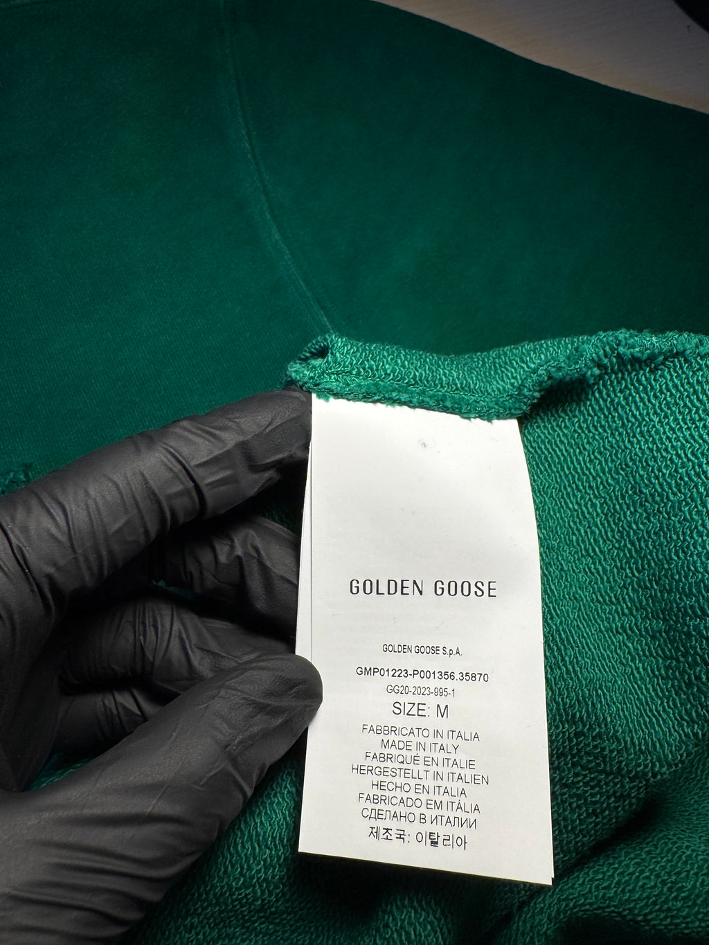 Felpa Golden Goose “VCE” verde