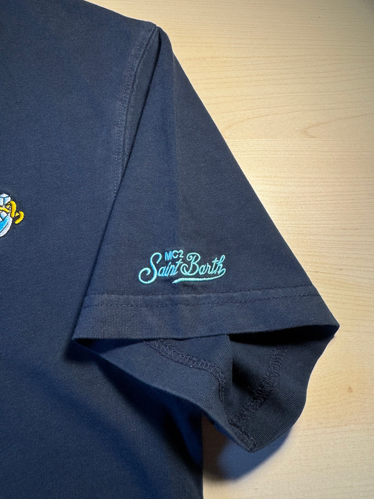 Maglia Saint Barth "Guarda Come Dondolo Con Il Gin” blu