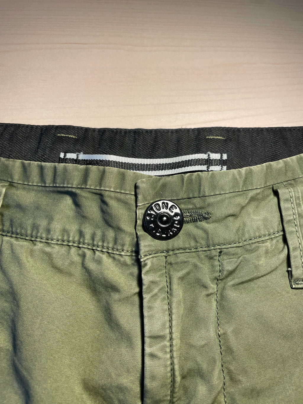 Pantaloni Stone Island cargo verdi