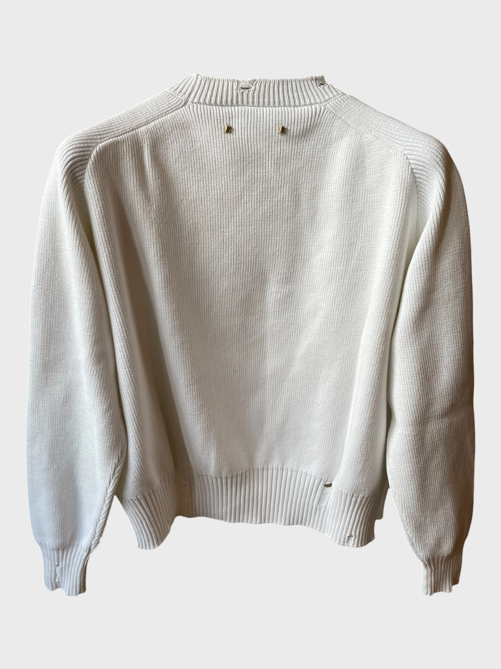 Maglione Golden Goose bianco "Do what you love"