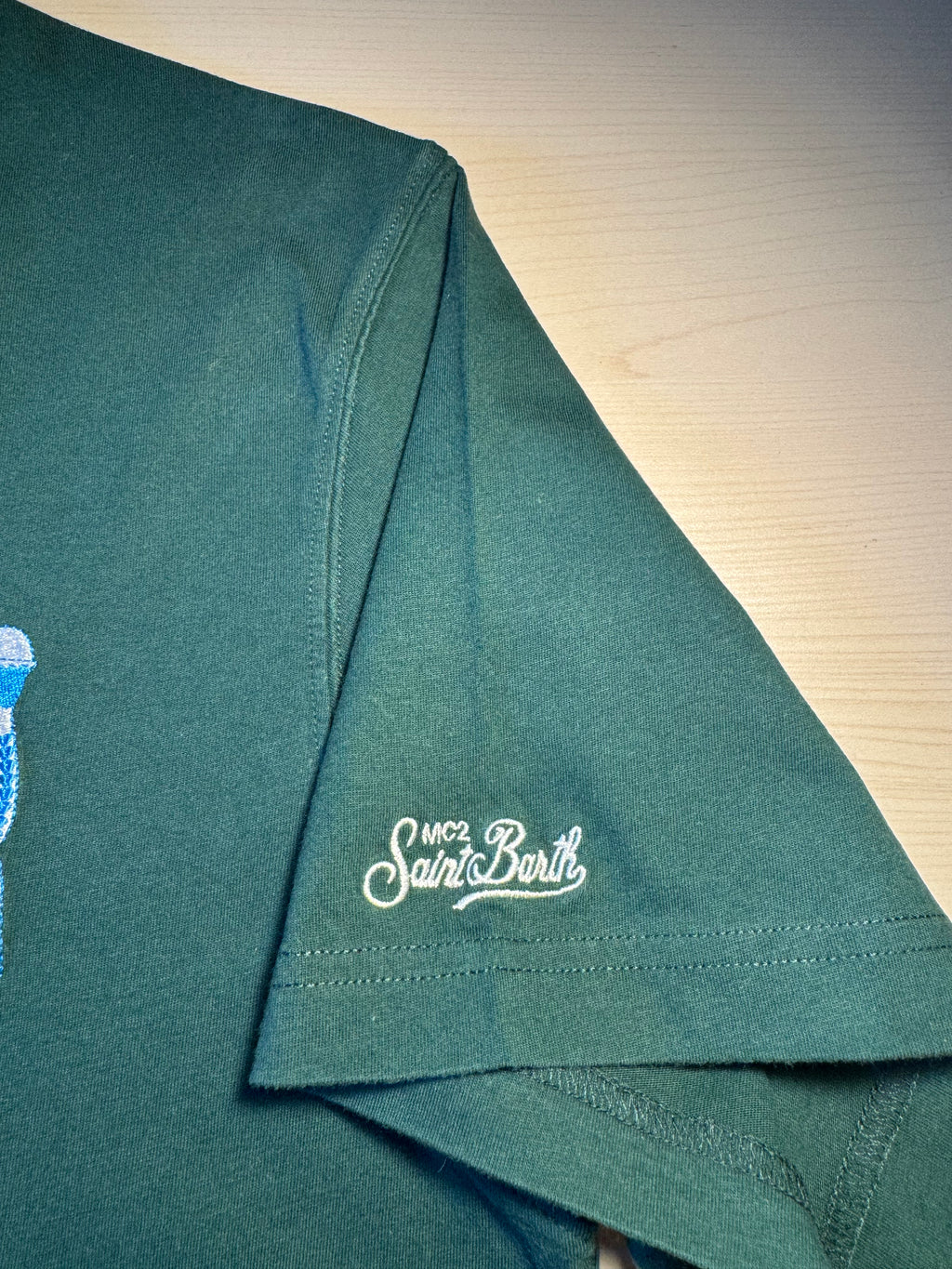 Maglia Saint Barth "Tequila Is Cool” verde