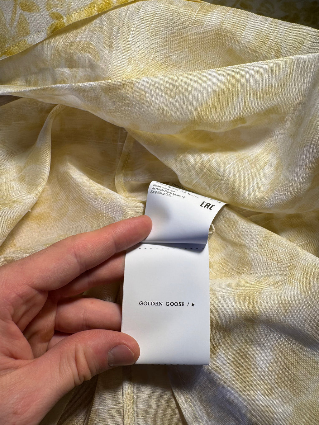 Vestito Golden Goose lino stampa floreale