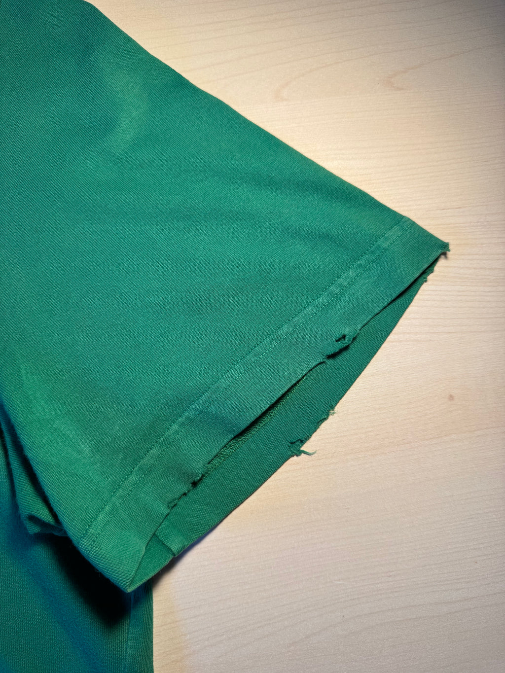 Maglia Golden Goose verde scritta "Golden"