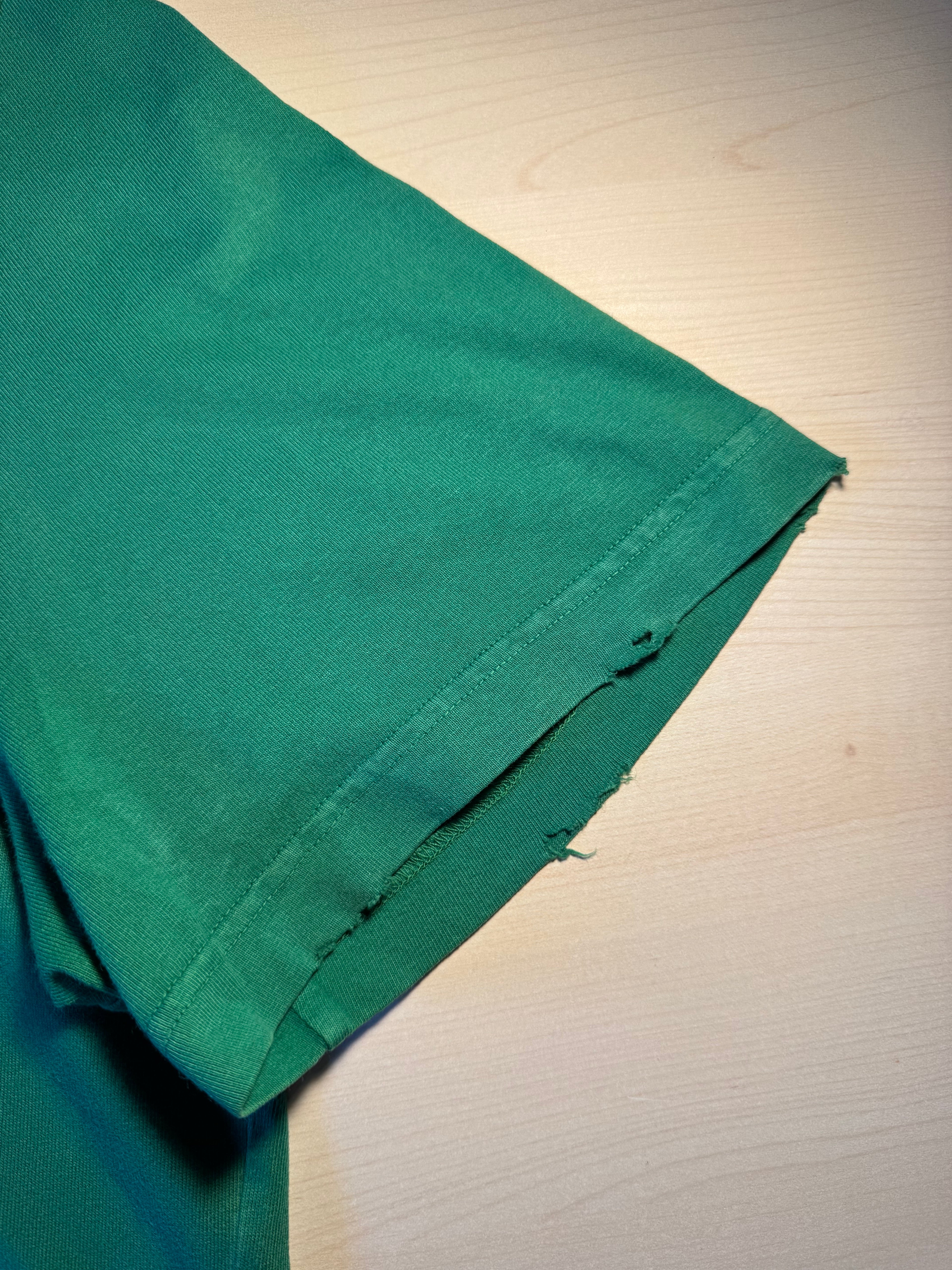 Maglia Golden Goose verde scritta "Golden"