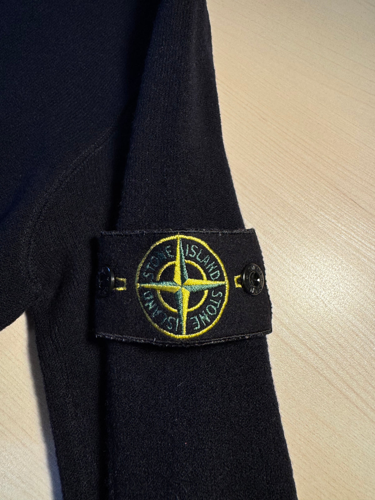 Maglione Stone Island con zip nero