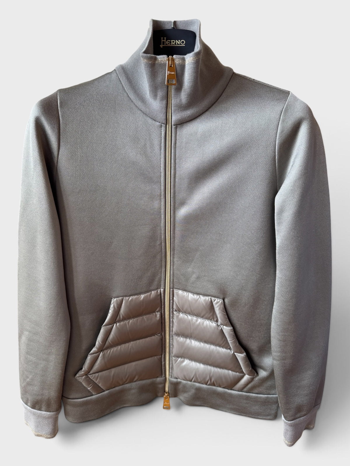 Piumino Herno grigio cotone