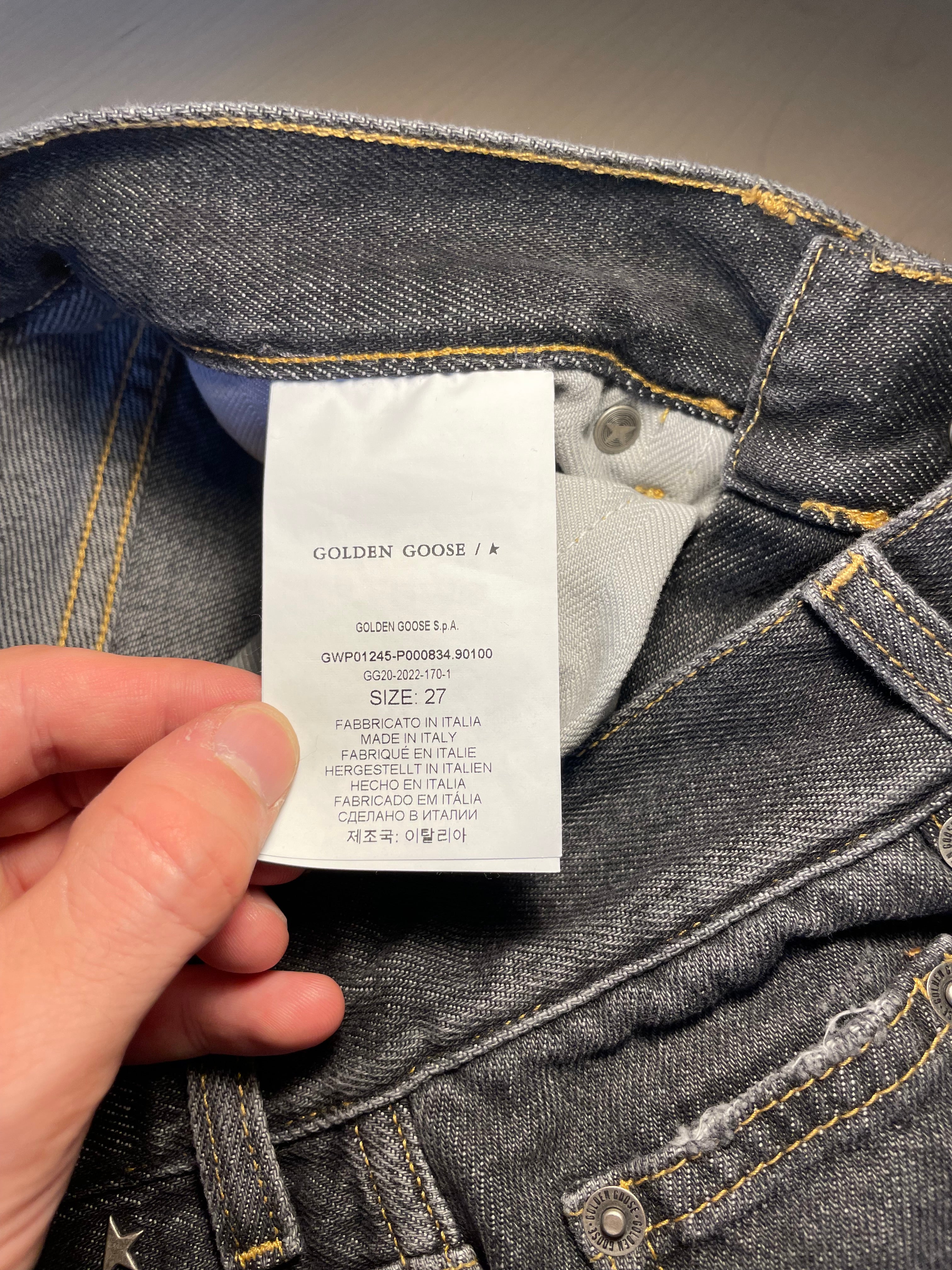 Jeans Golden Goose Frida Stonewashed neri