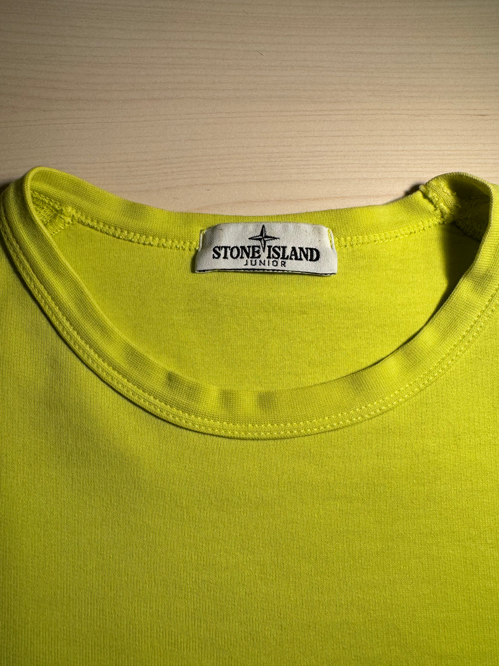 Felpa Stone Island giallo fluo