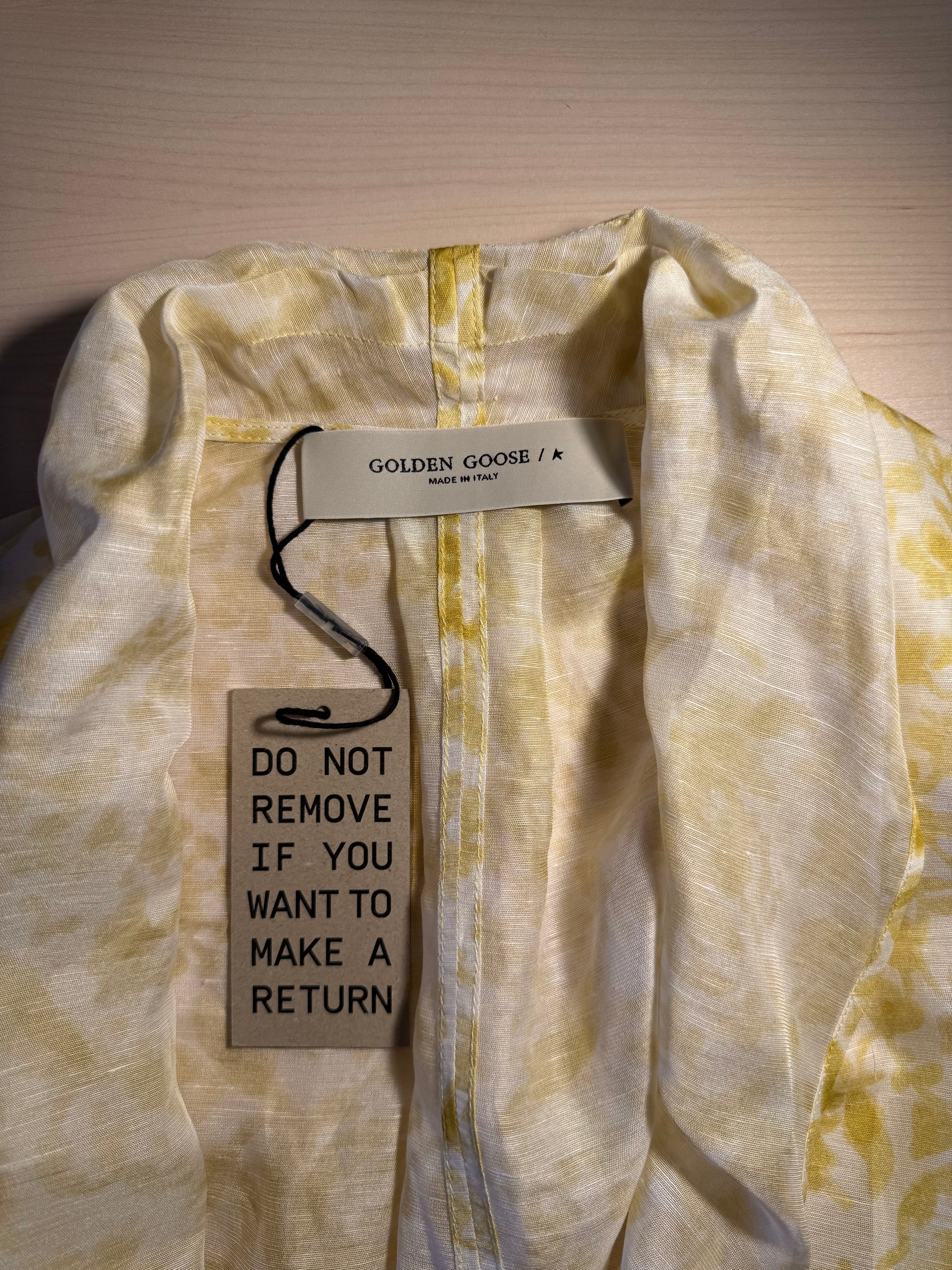 Vestito Golden Goose lino stampa floreale