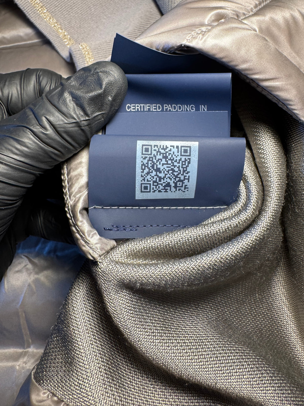 Piumino Herno grigio cotone