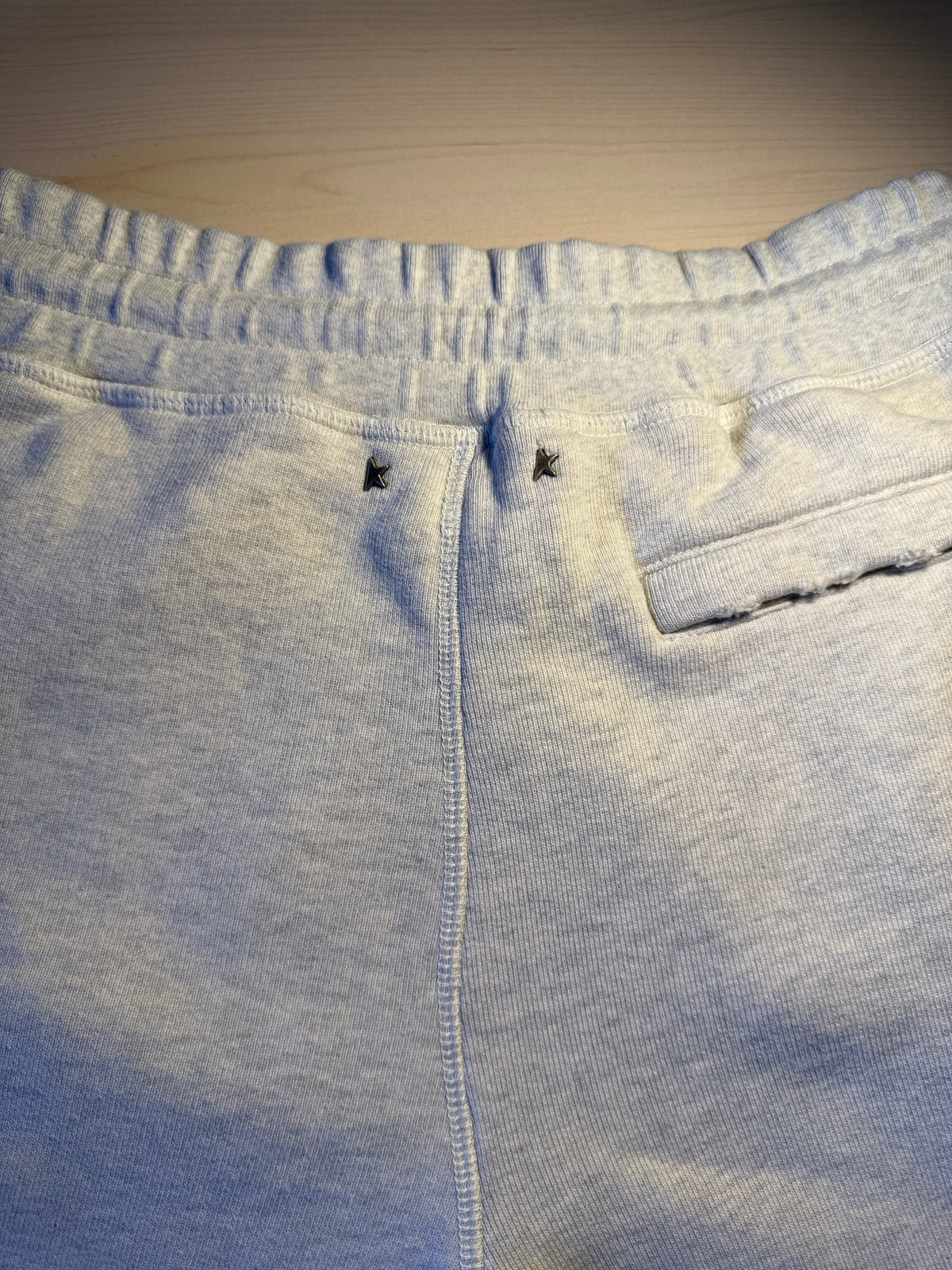 Pantaloni Golden Goose Star jogging grigi con stella