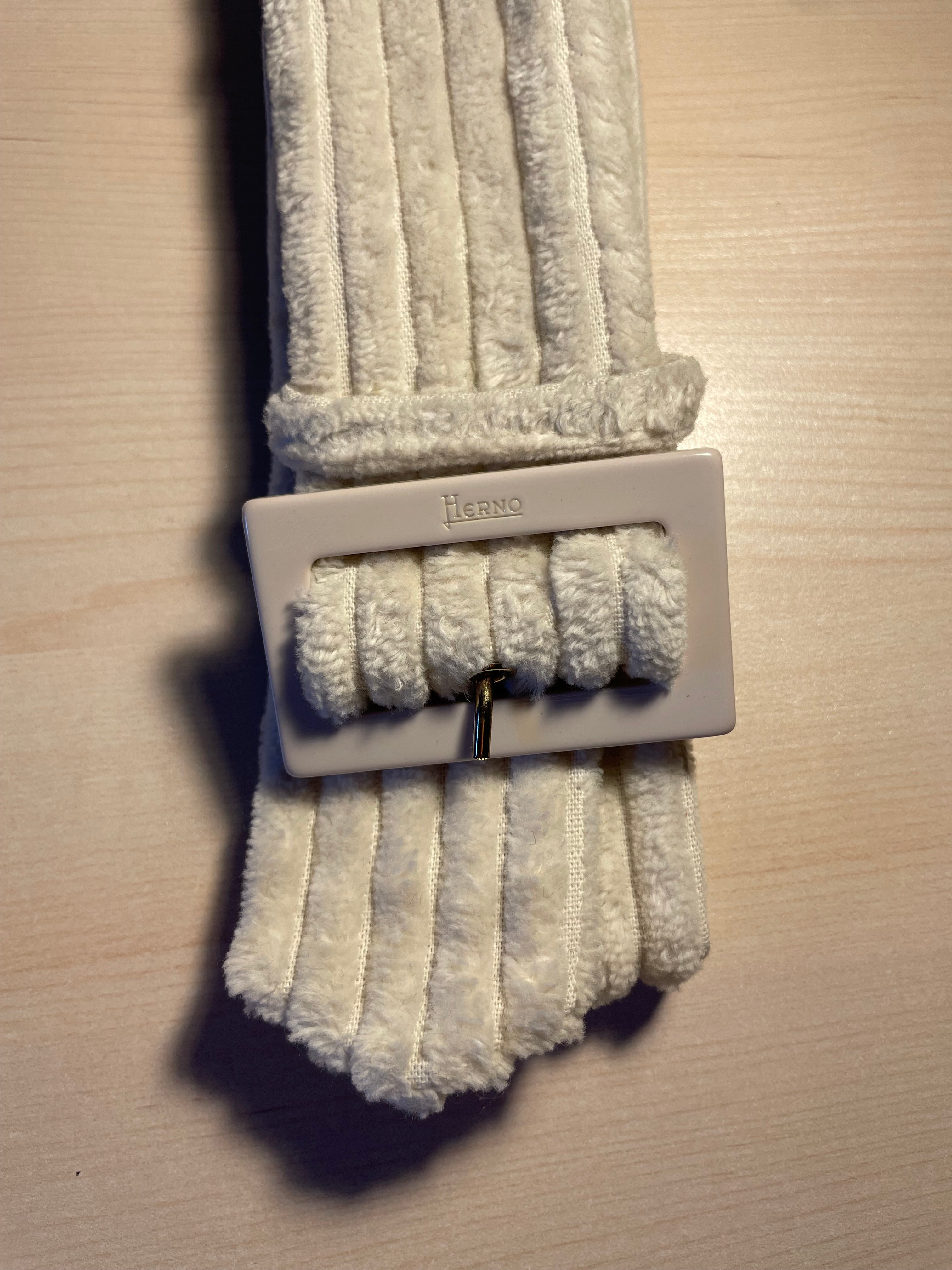 Cappotto doppiopetto Herno bianco