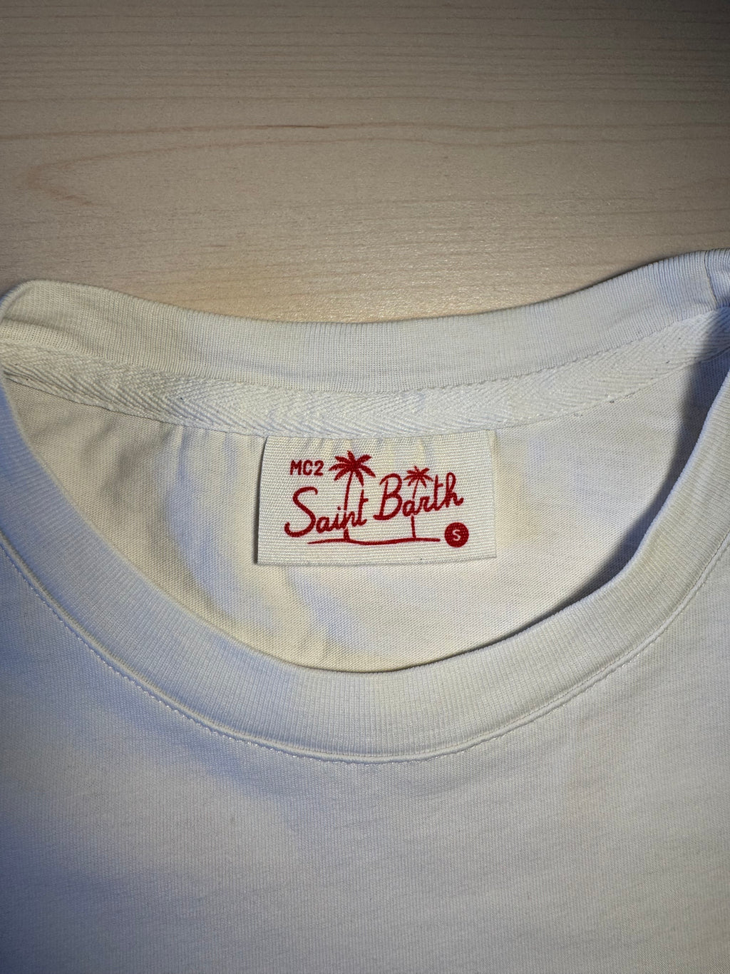 Maglia Saint Barth "Surf Club” Bianca