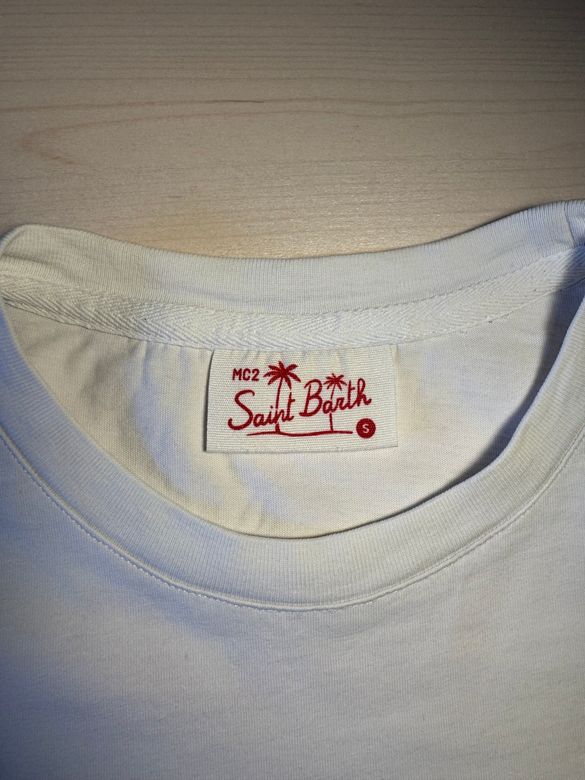 Maglia Saint Barth "Surf Club” Bianca