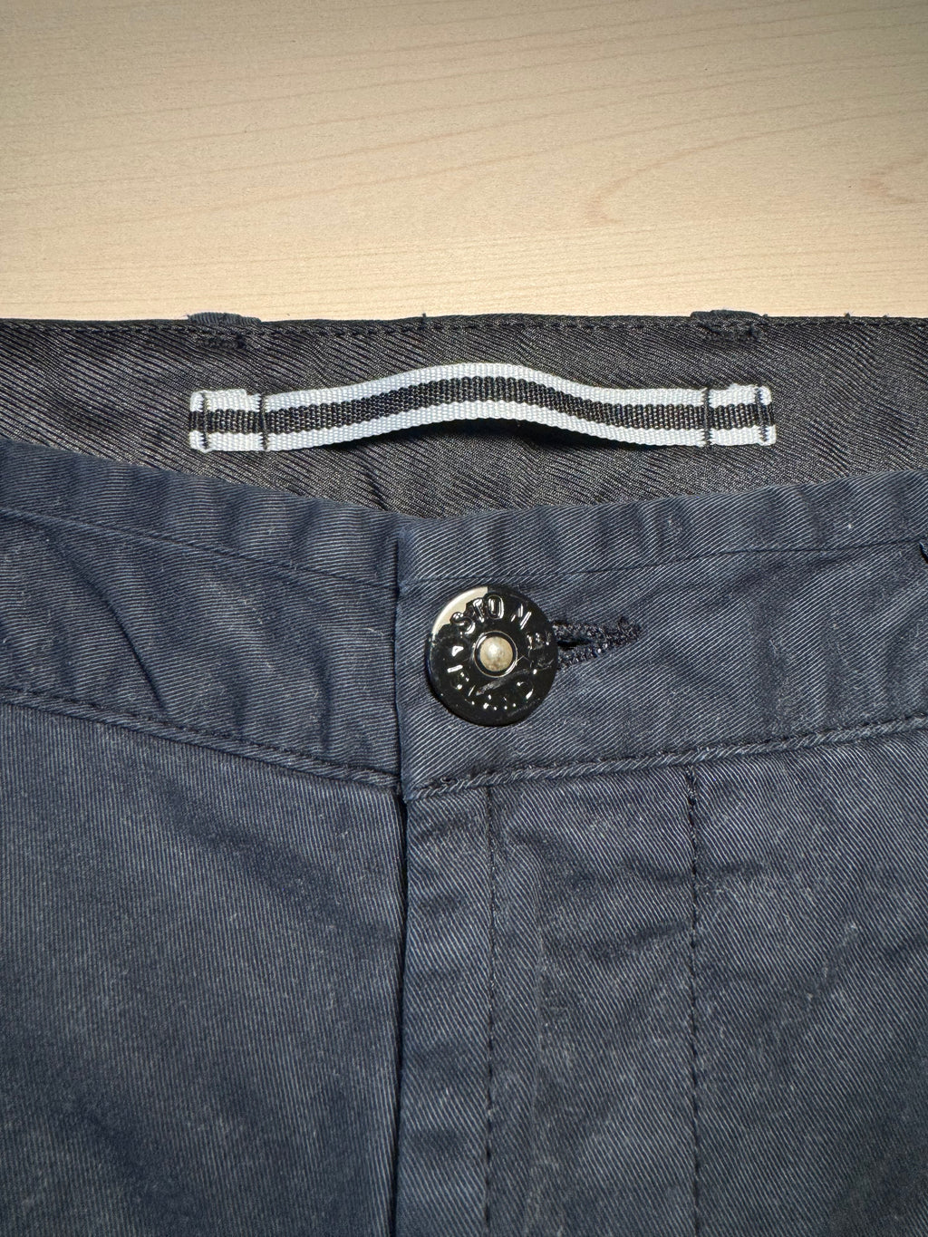 Pantaloni Stone Island cargo blu